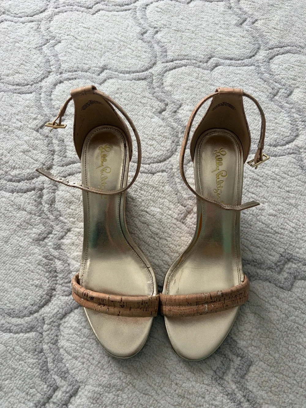Lilly Pulitzer cork wedge